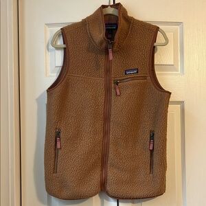 Patagonia Tan Sherpa Vest